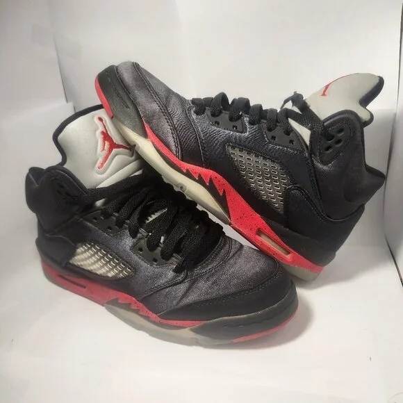 Jordan 5 Retro Satin Bred (GS 7Y) - Picture 3 of 8